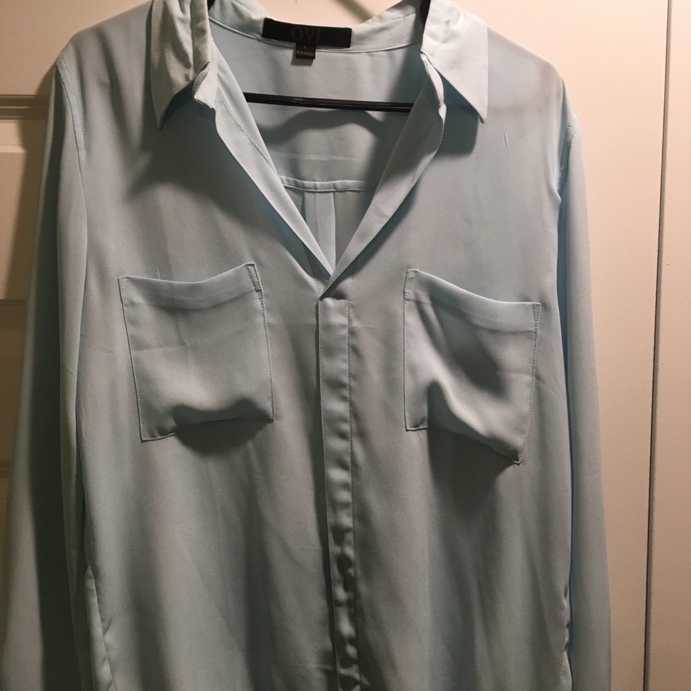 High low button down - Picture 2 of 2